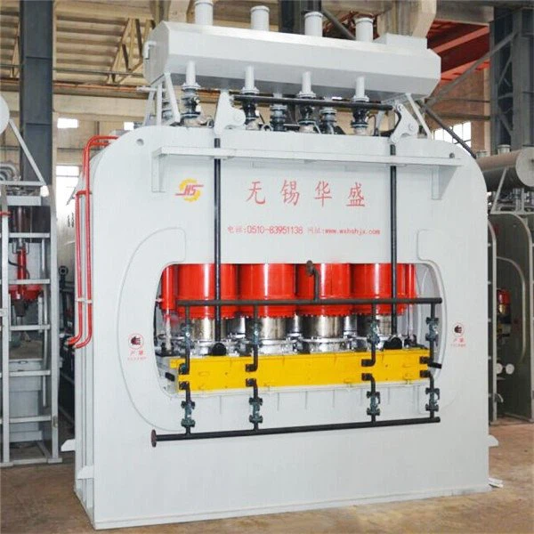 Μηχανή θερμής πρέσας για δάπεδα laminate